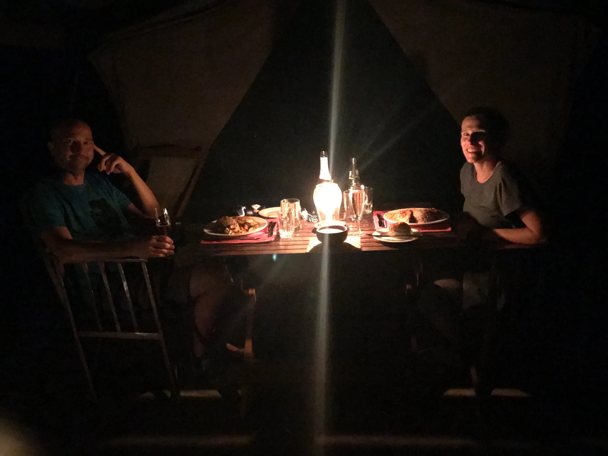 Bush camping in Nyerere