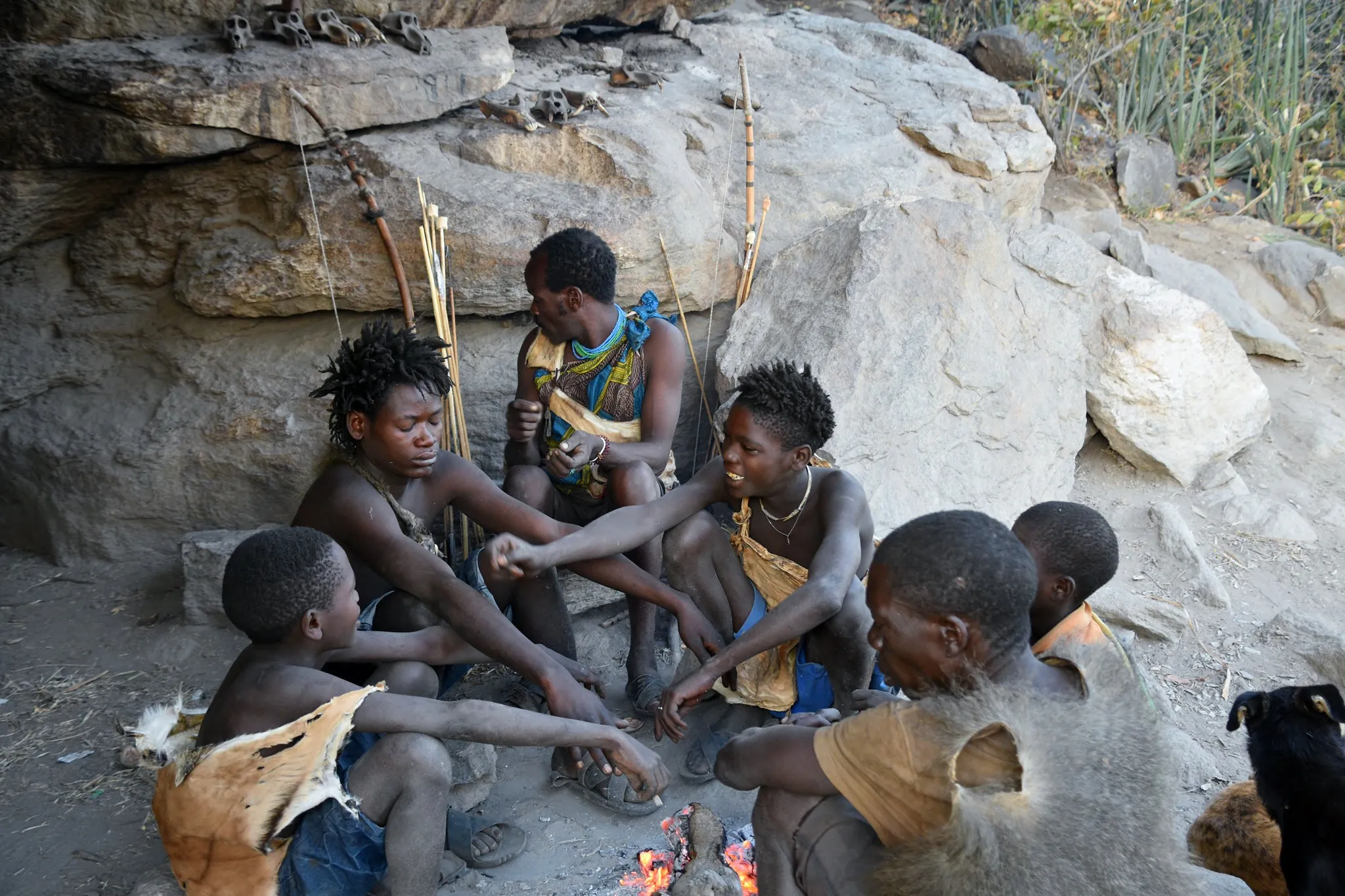 Hadzabe hunter-gatherers at Lake Eyasi