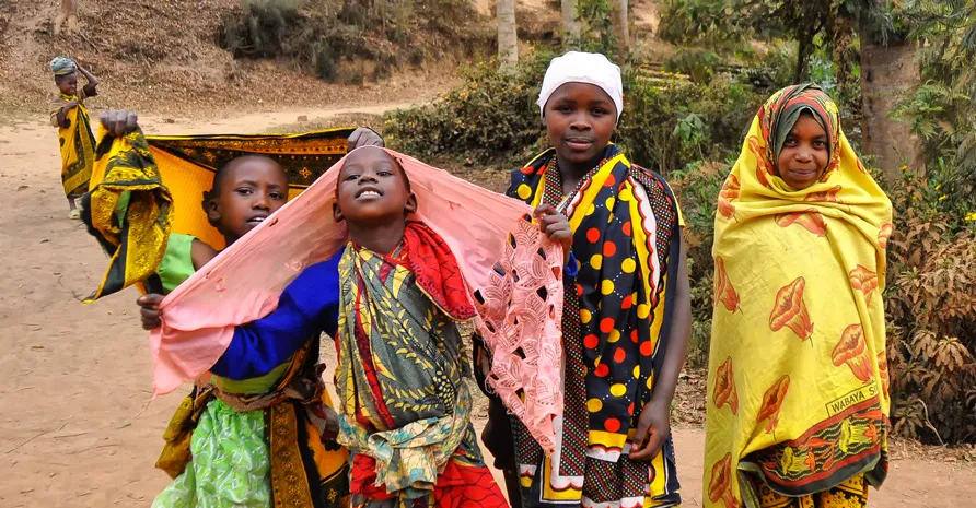 Children in the Usambara Mountains